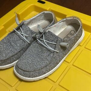Hey Dude Gray Women's Moccasins 10